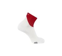 Chaussettes salomon s lab phantasm ankle blanc rouge