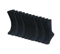 Chaussettes sans couture, chaussettes en coton non serrantes, chaussettes longues, chaussettes pour diabétiques, chaussettes élastiques, Noir, 3 paires, 42-46