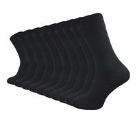 Chaussettes sans couture pour femmes et hommes | 10 paires classiques en coton de qualité supérieure | Noir, gris, bleu et autres couleurs