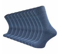 Chaussettes sans couture pour femmes et hommes | 10 paires classiques en coton de qualité supérieure | Noir, gris, bleu et autres couleurs