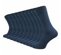 Chaussettes sans couture pour femmes et hommes | 10 paires classiques en coton de qualité supérieure | Noir, gris, bleu et autres couleurs
