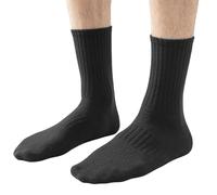 Chaussettes sans couture pour homme en maille de coton évacuant la transpiration - Design long tube - Chaussettes de cheville pour plus de confort pendant les entraînements et les voyages - Absorbe la