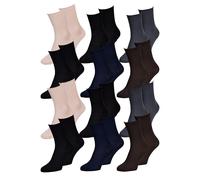Chaussettes Sans Élastique Homme Spécial Jambes Sensibles Pack De 12 Paires Surprise