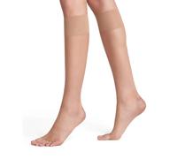 Falke Femme Chaussettes hautes Shelina Toeless 12 den ultra-transparentes Effet Peau Brasil 39-42