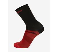 Chaussettes Santini Paris-Roubaix Enfer Du Nord noir rouge - XS-S