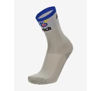 Chaussettes Santini UCI Road and Para-cycling Road Zurigo blanc neutre bleu - XL
