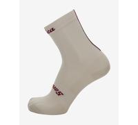 Chaussettes Santini x Eroica Quiete blanc bordeaux - M-L