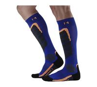 MONNET Chaussettes de ski MI-BAS ACCESS2 (FR/ES, Numérique, 37, 38, Taille normale, Taille normale, Bleu)
