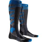 Chaussettes ski X-Socks Rider Silver 4.0 (stone grey melange/turquoise) homme 39-41