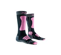 Chaussettes ski X-Socks Ski JR 4.0 (ANTHRACITE/MEL MAGNOLIA) enfants 27-30