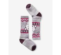 Chaussettes Smartwool Wintersport Polar Bear gris rose enfant - M