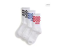 chaussettes Socks Unisex Vans Blanc Classic Check Crew CHECKERBOARD 3 Paia