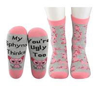 Chaussettes Sphynx Cat Cadeaux Sphynx Lover Chaussettes Sphynx Mama Chaussettes My Sphynx Thinks You're Ugly Too Sphynx Cadeaux pour chat sans poils, MY Sphynx UK, Taille unique