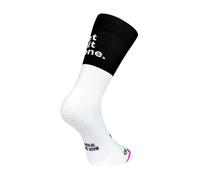 Chaussettes Sporcks Get Shit Done blanc noir, Taille S