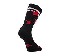 Chaussettes Sporcks Run Star Noir Rouge, Taille L