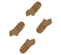 Burlington Chaussettes basses Everyday Sneaker Multipack W Sn coton, lot 2 paires Femme Marron 36-41