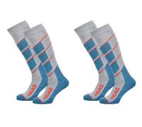 Chaussettes Sport Head Performance -Assortiment Modèles Photos Selon Arrivages- Pack De 2 Paires Ski Chevrons Gris004