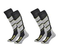 Chaussettes Sport Head Performance -Assortiment Modèles Photos Selon Arrivages- Pack De 2 Paires Ski Chevrons Anthra002