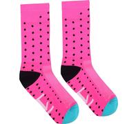 Chaussettes sportives pour hommes et femmes - chaussettes de cyclisme et de course en nylon respirant rose, idéales pour le cyclisme et les activités sportives
