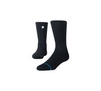 Chaussettes stance icon mid solid ribbed crew noir