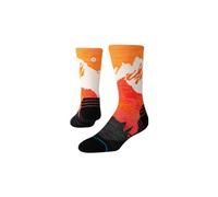 Chaussettes stance out of range light wool crew orange