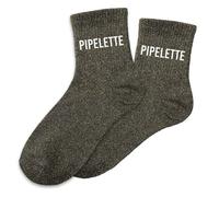 Chaussettes - STC - Pipelette - Paillettes - Noir - Taille 36-42
