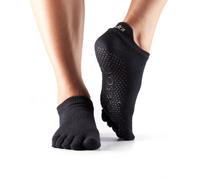 Chaussettes taille basse à bout complet Fitness-Mad Toesox Noir S