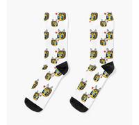 Chaussettes Taille Unique Abeilles Minecraft Nouveauté Fantaisie Motif Fou Équipage Décontracté Pour Hommes Femmes