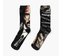Chaussettes Taille Unique M. John Babayaga Vol 1 Nouveauté Fantaisie Motif Fou Équipage Décontracté Pour Hommes Femmes