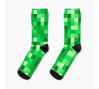 Chaussettes Taille Unique Style Minecraft De Motif Gril Nouveauté Fantaisie Motif Fou Équipage Décontracté Pour Hommes Femmes
