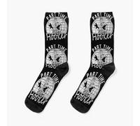 Chaussettes Taille Unique Temps À Temps Partiel. Nouveauté Fantaisie Motif Fou Équipage Décontracté Pour Hommes Femmes
