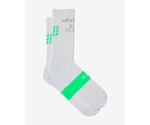 Chaussettes Team Jayco AlUla 2025 blanc vert - XS
