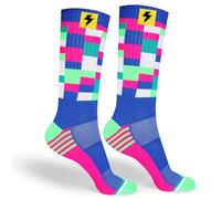 Chaussettes Techniques de Sport pour Homme et Femme - Chaussettes Longues sans Coutures idéales pour Cyclisme, Running, Padel, Basketball et Sports en général - Inshock Barcelona