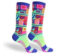 Chaussettes Techniques de Sport pour Homme et Femme - Chaussettes Longues sans Coutures idéales pour Cyclisme, Running, Padel, Basketball et Sports en général - Inshock Barcelona