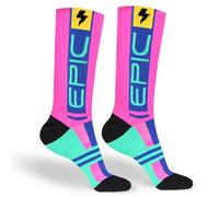 Chaussettes Techniques de Sport pour Homme et Femme - Chaussettes Longues sans Coutures idéales pour Cyclisme, Running, Padel, Basketball et Sports en général - Inshock Barcelona