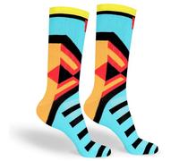 Chaussettes Techniques de Sport pour Homme et Femme - Chaussettes Longues sans Coutures idéales pour Cyclisme, Running, Padel, Basketball et Sports en général - Inshock Barcelona
