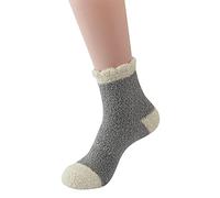 Chaussettes Tennis Femme Chaussette en Coton Peigné Socquette Volants Chaussettas Antidérapantes Chaussetta Ergonomique Chaussettte Standard 100 pour Quotidien et Travail