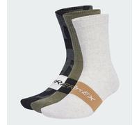 adidas Unisex TERREX MULTI 3 PACK SOCK, Black/Olive Strata/White, 40-42