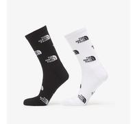 The North Face Chaussettes Everyday Crew NF0A8BRBKY4 – 2 paires logo noir/blanc Taille M Homme