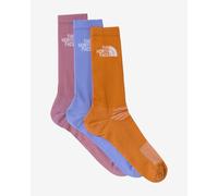 Chaussettes The North Face Multisport Cush Crew rose violet orange 3 paires - S