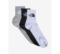 Chaussettes The North Face Multisport Cush Quarter blanc noir gris (3 paires) - M
