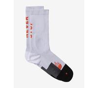 Chaussettes The North Face Never Stop Trail Run Crew blanc noir orange - M