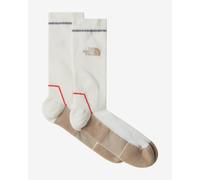 The North Face Chaussettes Trail Run Merino Crew – Mérinos EU 44-46 – white dune/khaki stone