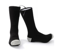 Chaussettes Thermiques D'extérieur Résistantes À L'eau Et Élastiques, Lot De Chaussettes Chauffantes Électriques, Confortables, Avec Power Bank, Hiver