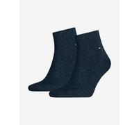 Tommy Hilfiger Homme Quarter Chaussettes, Bleu Marine, 47-49 EU