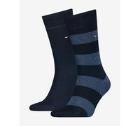 Tommy Hilfiger Rugby - Chaussettes - Lot de 2 - Homme - Bleu (Midnight Blue) - FR: 39-42 (Taille fabricant: 39/42)