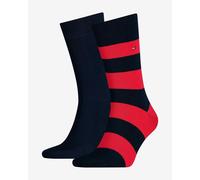 Chaussettes Tommy Hilfiger Rugby rouge noir (2 paires) - 39-42