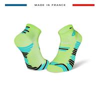 Chaussettes Trail Elite BV Sport - vert/bleu - Homme - 36/38 - pour le sport en trail 36/38