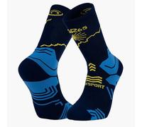 BV Sport Socquette Trek Gr ”Haute - Polyamide” Gr65 Bleu - Chaussettes et guêtres outdoor hommes 42/44