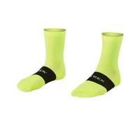 Chaussettes trek race quarter jaune
